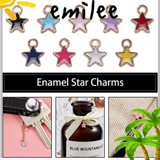 Emilee จี้สร้อยคอ ต่างหู สร้อยข้อมือ รูปดาวห้าแฉก แฮนด์เมด DIY 50 ชิ้น