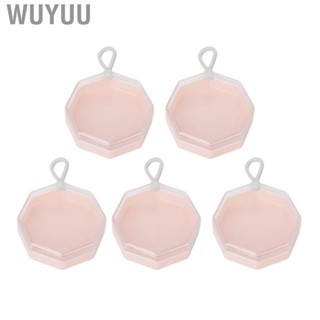 Wuyuu Puff Storage Box  Case Versatile Portable Non Leaking Easy To Open Close for Necklaces