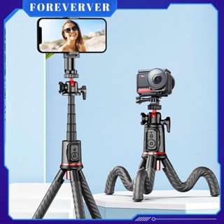 ไม้เซลฟี่ที่เข้ากันได้กับบลูทูธ Octopus Tripod Photography Camera Ptz Stand Desktop Live Stand Multi-function Mobile Phone Video Vlog Holder fore