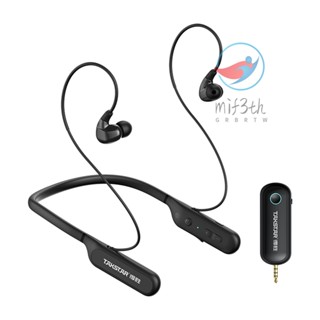 Takstar WPM-500 หูฟังมอนิเตอร์ไร้สาย พร้อมตัวส่งสัญญาณ ตัดเสียงรบกวน พร้อมอะแดปเตอร์แจ็ค 6.35 มม. อัตราตัวอย่าง 48KHz ระยะการส่งสัญญาณ 10 เมตร สําหรับ Reco
