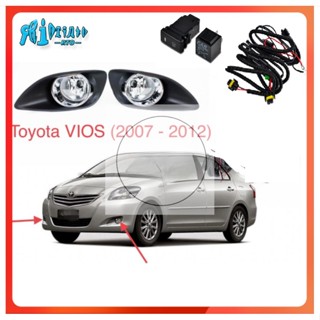 ฝาครอบไฟตัดหมอก กันชนหน้า สําหรับ TOYOTA VIOS 2008 2009 2010 2011 2012 2013