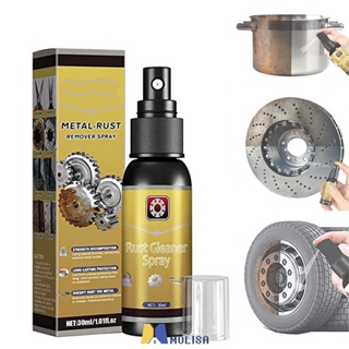 สเปรย์ทำความสะอาดสนิม Derusting Spray Car Maintenance Cleaning 30ml Metal Rust Remover Spray Kitchen Stainless Steel Pot Bottom Burn MOLISA MOLISA