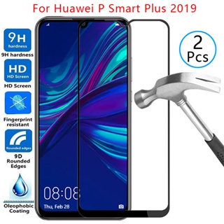 เคสกระจกนิรภัยกันรอยหน้าจอ 9d สําหรับ Huawei p smart plus 2019 psmartplus psmart samrt