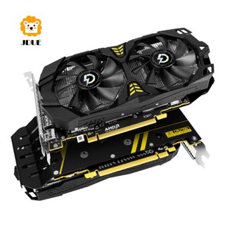 Peladn RX 580 8GB GDDR5 กราฟฟิคการ์ด GPU ไมนิ่งการ์ดวิดีโอ RX580 8G การ์ดจอเกมคอมพิวเตอร์ การ์ดจอพลาสติก