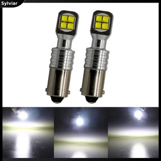 [sylviar] หลอดไฟเลี้ยวรถยนต์ Led Ba9s W5w Bulb 8smd 1 คู่