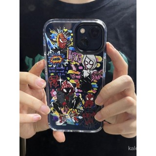 เคสโทรศัพท์มือถือ กันกระแทก ลายการ์ตูนมาร์เวล สไปเดอร์แมน สําหรับ iPhone 14promax 12 11 13promax x xr xsmax 7p 8plus