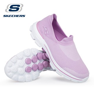 SKECHERS รองเท้าสลิปออน แบบผูกเชือก สวมใส่สบาย สําหรับผู้หญิง