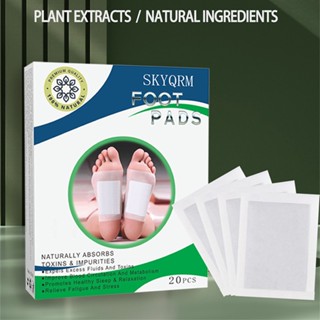 【COD】 20 ชิ้น/กล่อง Detox Foot Patch Feet Body Care Natural Women Men Improve Sleep Weight Loss Remove Toxin Relieve Stress Adhersive Pads Body Care Produits