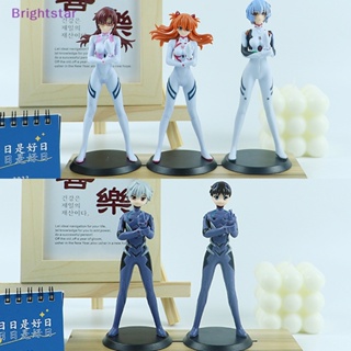 Brightstar ใหม่ โมเดลฟิกเกอร์ PVC รูปปั้นอนิเมะ Evangelion Eva Ayanami Rei Asuka Langley Soryu ของเล่นสําหรับเด็ก 5 ชิ้น ต่อชุด