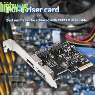 อะแดปเตอร์ต่อขยาย PCI-E X1 เป็น SATA3.0 สําหรับคอมพิวเตอร์ตั้งโต๊ะ