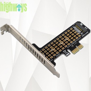 การ์ดแปลง M.2 NVME เป็น PCIe4.0 X1 สําหรับ M Key M.2 NVME SSD 2230 2242 2260 2280 [highways.th]