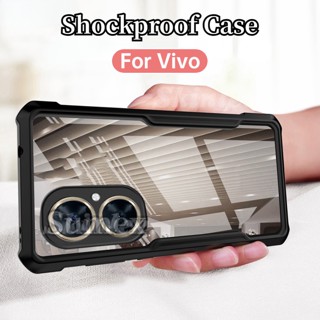 เคสโทรศัพท์อะคริลิคใส กันกระแทก ทนทาน สําหรับ VIVO Y27 Y36 2023 4G 5G Vivoy27 Vivoy36 Vevo Y 27 36 27Y 36Y V2247