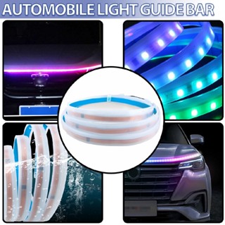 Jacansi LED Daytime Running Light Strip Flexible Dynamic Car LED Hood Light APP Control