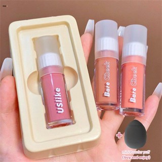 Uslike Liquid Blush Monochrome Liquid Blush Natural Rouge Powder Female Net Red Live Repair Blush Purple Milk Drunk แต่งหน้า nuuo