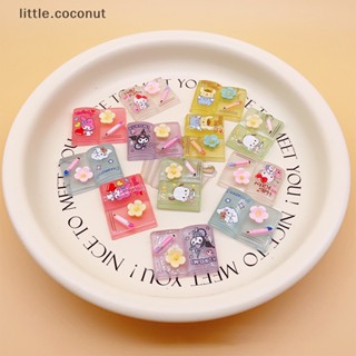 [little.coconut] กิ๊บติดผมเรซิ่น รูปการ์ตูนดอกไม้ เรืองแสง ขนาดเล็ก DIY อุปกรณ์เสริม สําหรับตกแต่งเคสโทรศัพท์ หนังสือ ดินสอ 5 ชิ้น