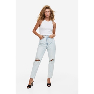 H&amp;M  Woman Mom Loose Fit Ultra High Ankle Jeans  1173609_1