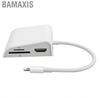 Bamaxis Converter  Easy To Operation HDMI Adapter with Charging Port for IOS Phone