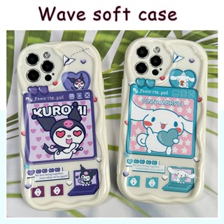 FOR SAMSUNG A04E A53 A33 A24 A22 M32 M22 Kuromi Wave Case