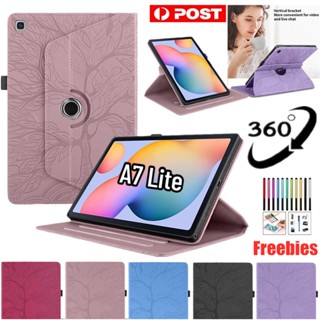 เคสหนัง ฝาพับ หมุนได้ 360 องศา สําหรับ Samsung Galaxy Tab A7 Lite 8.7 นิ้ว SM-T220 T225 2021