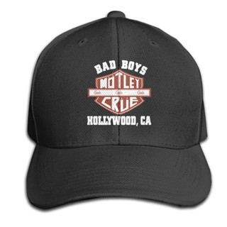 Motley Crue Bad Hollywood Rock Band Valentines หมวกกอล์ฟ ปรับได้ สําหรับผู้ชายและผู้หญิง