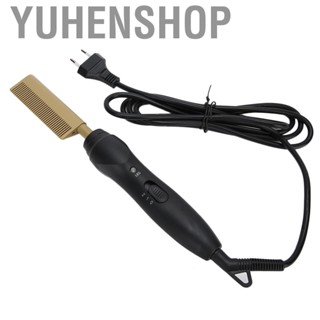 Yuhenshop Hot Comb Hair Straightener  Straightening for Beard