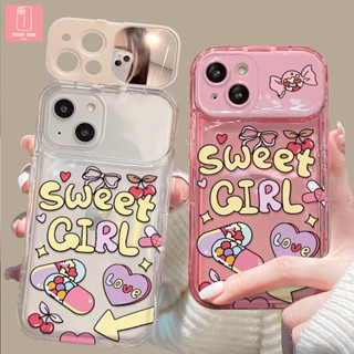 【ส่งจากไทย】SWEET GIRL เคสโทรศัพท์ซิลิโคนกันกระแทก for iPhone รุ่น 12/13/14 11 ProMax XSMax XR X XS 8 7Plus