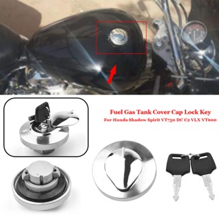 ⚡NEW 8⚡Gas Cap Cover Silver For Honda Shadow Spirit VT750 DC C2 VLX VT600 Sale