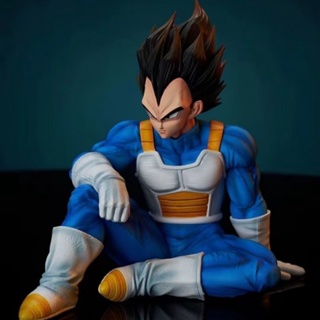 โมเดลฟิกเกอร์ Dragon Ball GK Wink Sitting Posture 01 Proud Saiyan Prince Vegeta สําหรับตกแต่ง