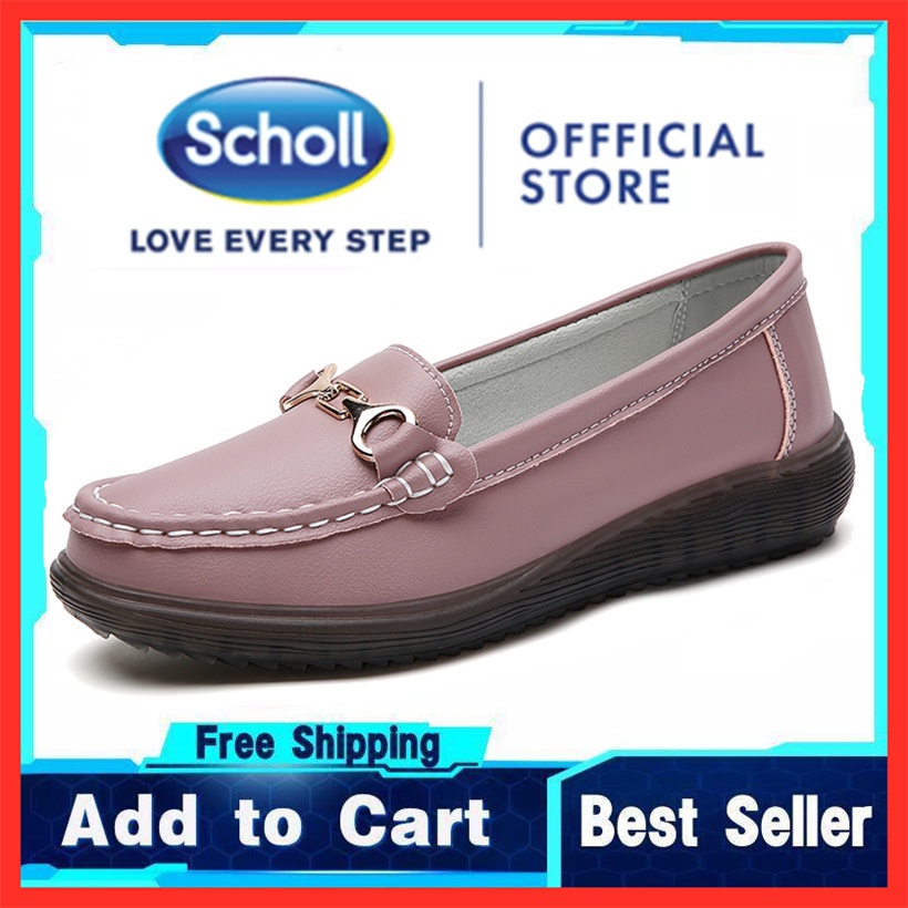 Scholl Women's Shoes รองเท้าหนังลําลอง รองเท้าผู้หญิง Boat Shoes Loafers