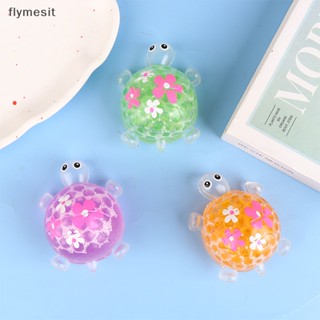 Flymesit ของเล่นบีบสกุชชี่ ลูกบอลยางนิ่ม รูปเต่าน้ํา คลายเครียด TPR