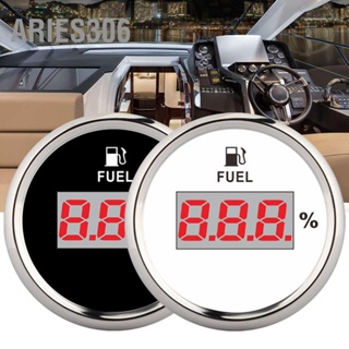 Aries306 2in 190ohm Fuel Gauge Digital Oil Level Meter เปอร์เซ็นต์สำหรับ 12V/24V Yacht Boat Cat Motorcycle