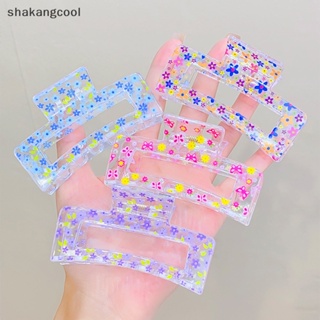 Shakangcool กิ๊บติดผม ขนาดใหญ่ พิมพ์ลายดอกไม้ ที่ทนทาน สีสันสดใส เครื่องประดับ สําหรับผู้หญิง