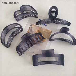 Shakangcool กิ๊บติดผมอะคริลิค สีเทา สไตล์วินเทจ หรูหรา เครื่องประดับผม SGL