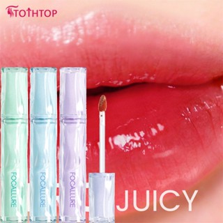 FOCALLURE Jelly Watery Lip Tint Glossy Plump High Pigment Long Wear ลิปกลอสเนื้อบางเบาไม่เหนียวเหนอะหนะ [TOP]