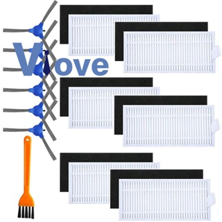 อะไหล่ไส้กรอง HEPA แปรงด้านข้าง แบบเปลี่ยน สําหรับเครื่องดูดฝุ่น Eufy RoboVac 11S 15C 30C 35C 1 ชุด