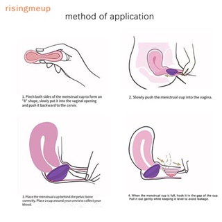 [risingmeup] กล่องซิลิโคน ใช้ซ้ําได้ เพื่อสุขอนามัยของผู้หญิง สําหรับเก็บประจําเดือน