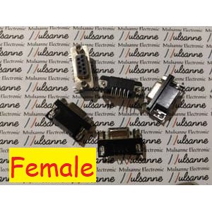 DB-9 / RS-232 ขั้วต่อ PCB ตัวเมีย / ตัวผู้