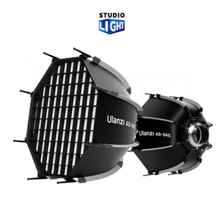 Ulanzi AS-045 Quick Release Octagonal Softbox (bowen) ร่มซอฟต์บ็อกซ์ โคม 8 เหลี่ยม พร้อมกริด สำหรับไฟแฟลช ไฟสตูดิโอ