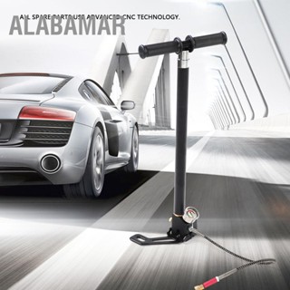 ALABAMAR 4500psi Auto Motorcycle 4-Stage เครื่องเติมลมยางแรงดันสูง Air Cycling Hand Pump