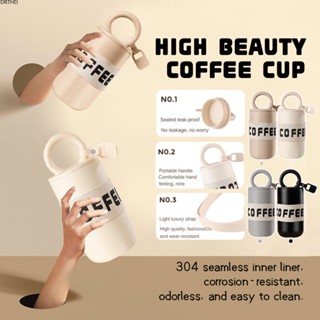 [In Stock] 460ml 304 Stainless Steel Vacuum Coffee Mug Insulated Mug Travel Mug Car Thermal Flask Non-slip Stay Cold Coffee Cup