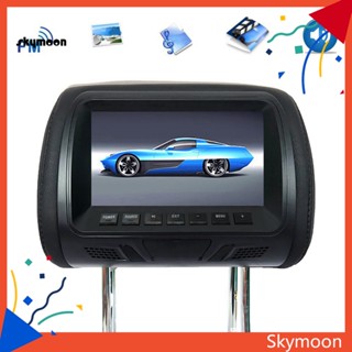 Skym* เครื่องเล่นจอ LCD พนักพิงศีรษะ ด้านหลัง สําหรับยานพาหนะ DC12V