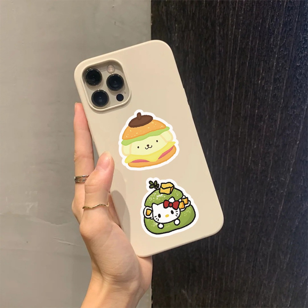 สติกเกอร์ ลายการ์ตูน Sanrio Mixed Mymelody Cinnamoroll Hello Kitty Pochacco Kuromi น่ารัก สําหรับตกแต่ง 100 ชิ้น