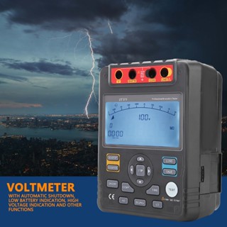 ZhongXiong Uni T UT511 เครื่องทดสอบความต้านทานฉนวนอัตโนมัติแบบดิจิตอล Megohmmeter Voltmeter