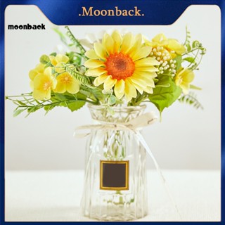 &lt;moonback&gt; จอแสดงผลดอกไม้ แบบพกพา สําหรับระเบียง สวยงาม ดอกทานตะวัน ทนทาน