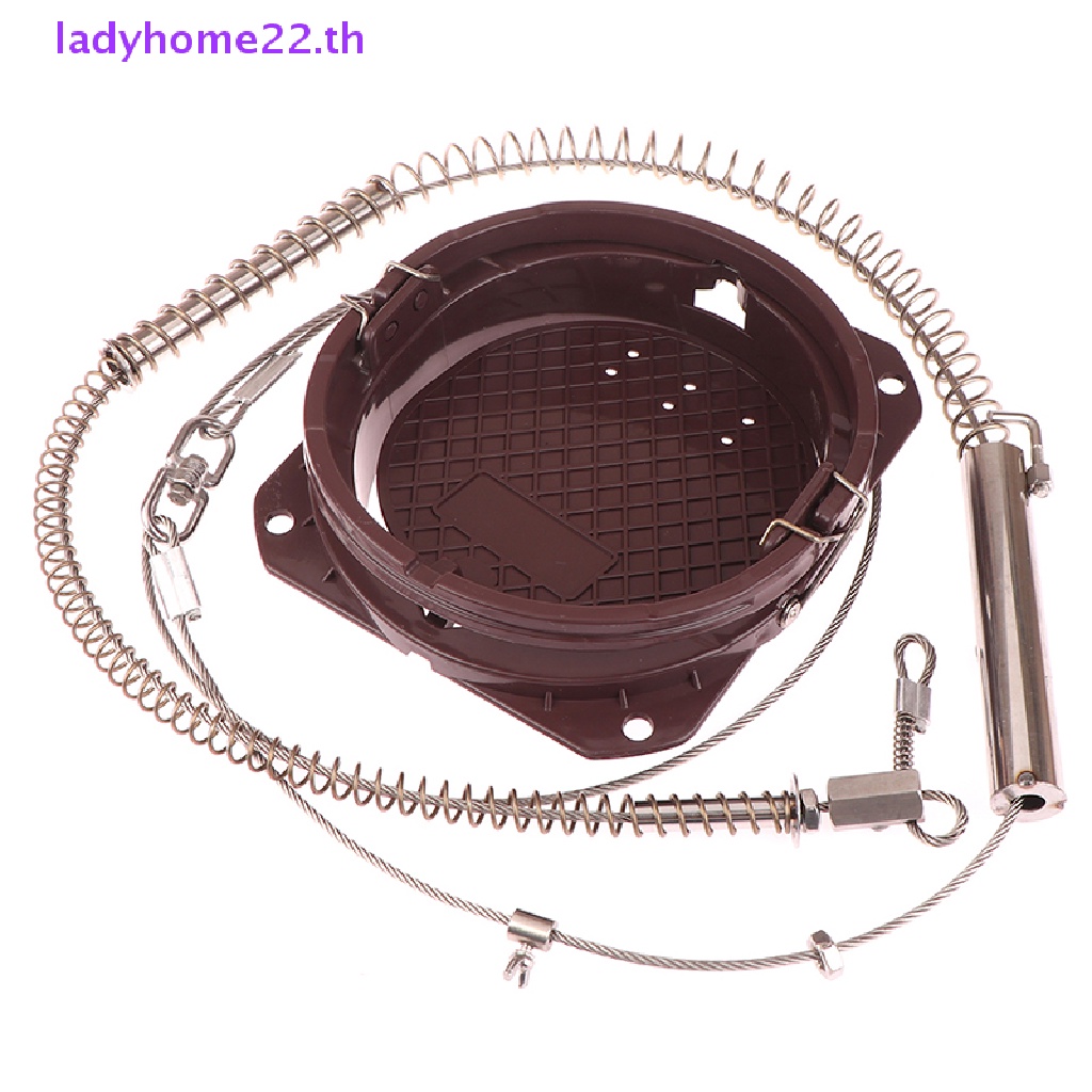 DOULLADY Spring Snap Trap สําหรับหมีหมูป่า Beaver Rat Wolf Metal Spring Leg Holder Bare TH