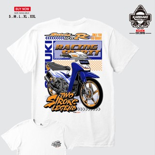 Suzuki Satria 120R 2 Stroke Motorcycle Shirt T-Shirt Kamikaze Automotive T-Shirt | Kaos Baju Motor Suzuki Satria 12_03