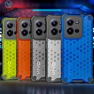 เคสโทรศัพท์ซิลิโคน TPU แบบใส กันกระแทก หรูหรา สําหรับ Vivo V25 V23 Pro 5G V23E V25E V21 V21E V15