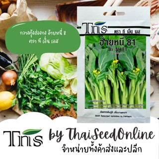 TNS เมล็ดพันธุ์แบบซองเล็ก กวางตุ้งฮ่องกง อ้ายหนี่ 81 ตรา ที เอ็น เอส