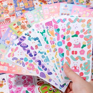 200 แผ่น ชุดสติกเกอร์ ลายการ์ตูน Guka Card Deco DIY สําหรับติดตกแต่ง