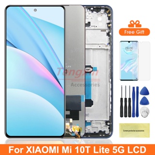 หน้าจอแสดงผลดิจิทัล Lcd 6.67 นิ้ว พร้อมกรอบ สําหรับ Xiaomi Mi 10T Lite 5G Mi 10T Lite 5G M2007J17G